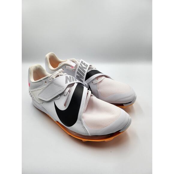 Nike Air Zoom LJ Elite White Black Men Sz 4.5 Long Jump Track & Field CT0079-101